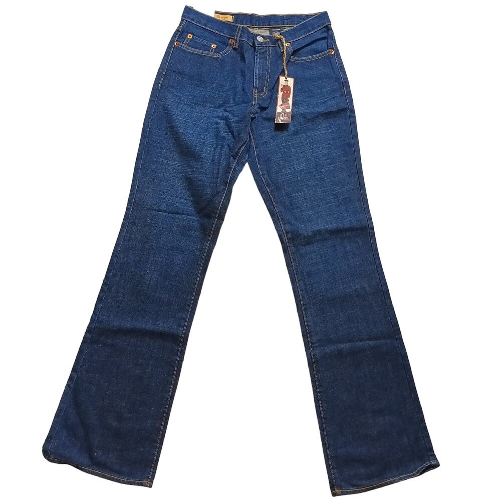 Red Engine Vintage Y2K  Blue Denim Bootcut Jeans NWT  27